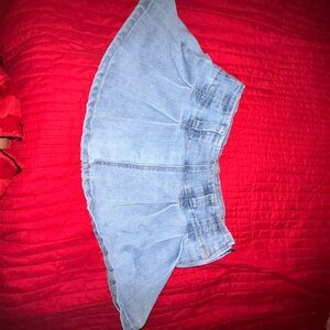 Madden Girl Denim Blue Mini Skirt